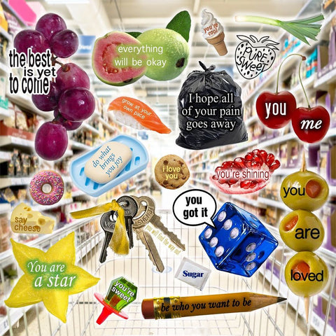 Emotional Support Grocery Sticker Pack