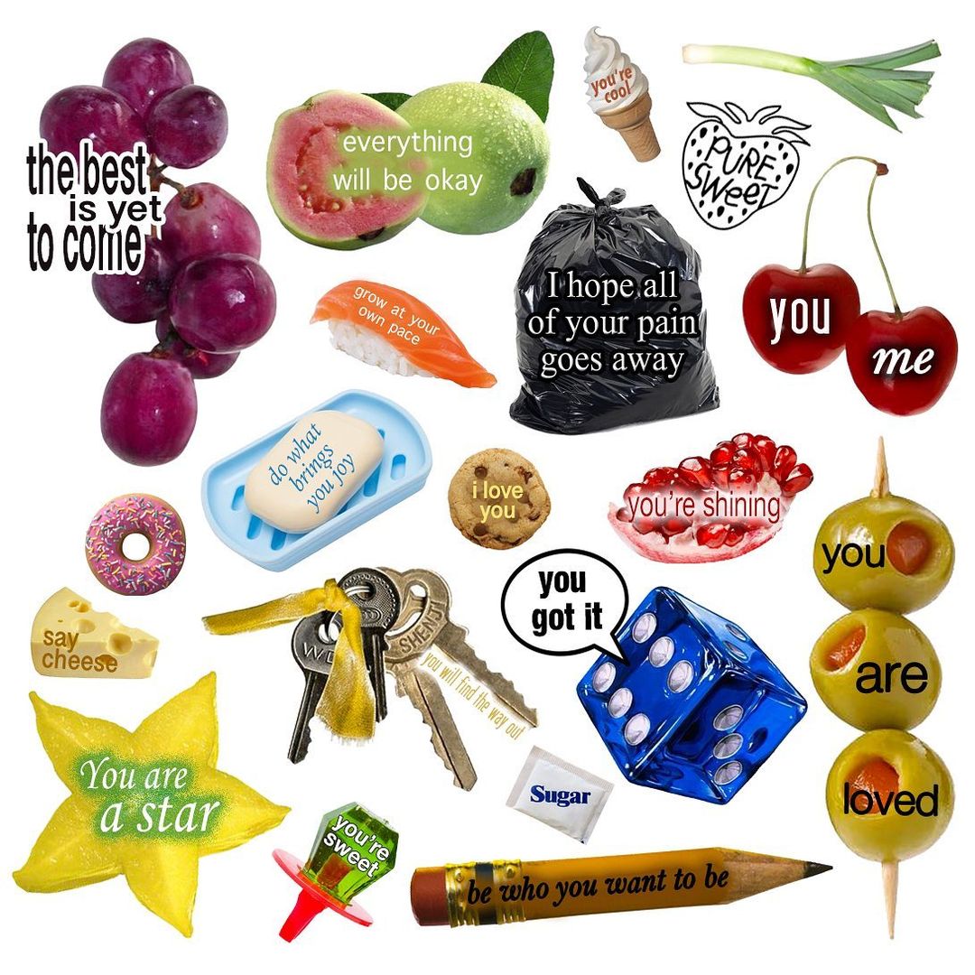 Emotional Support Grocery Sticker Pack
