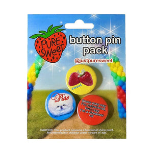 Pure Sweet Button Pin Pack