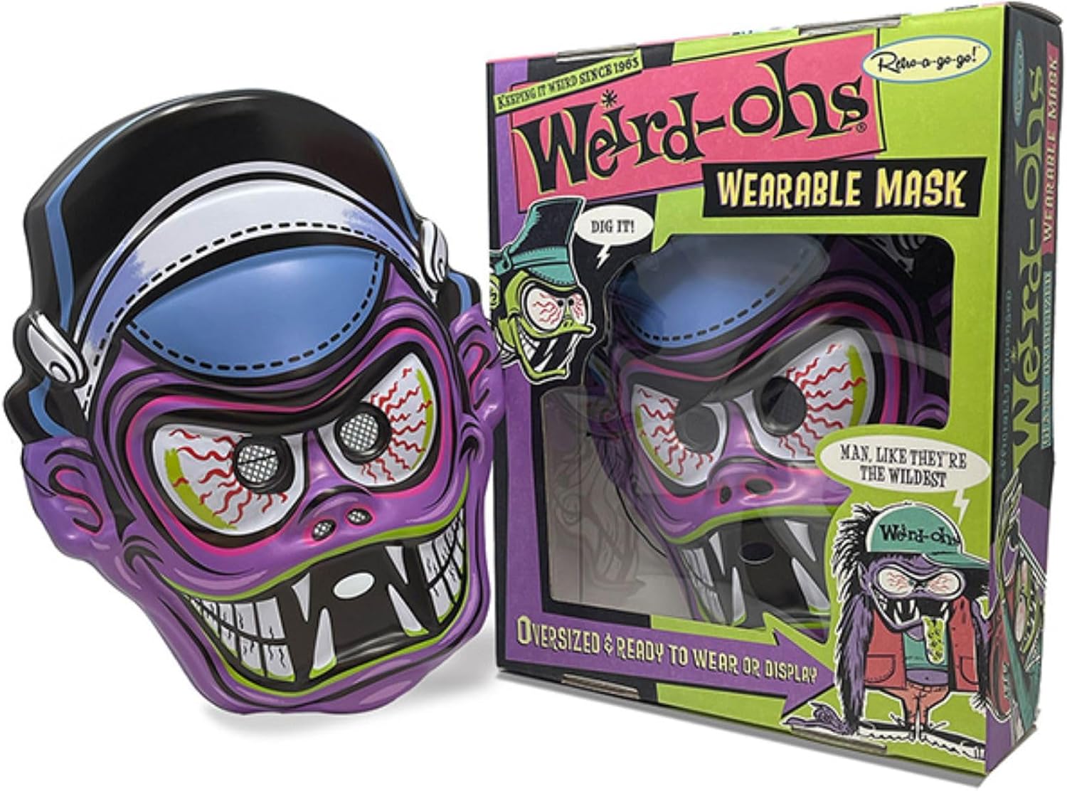 Weird-Ohs Davey Wearable Mask - Burple Purple