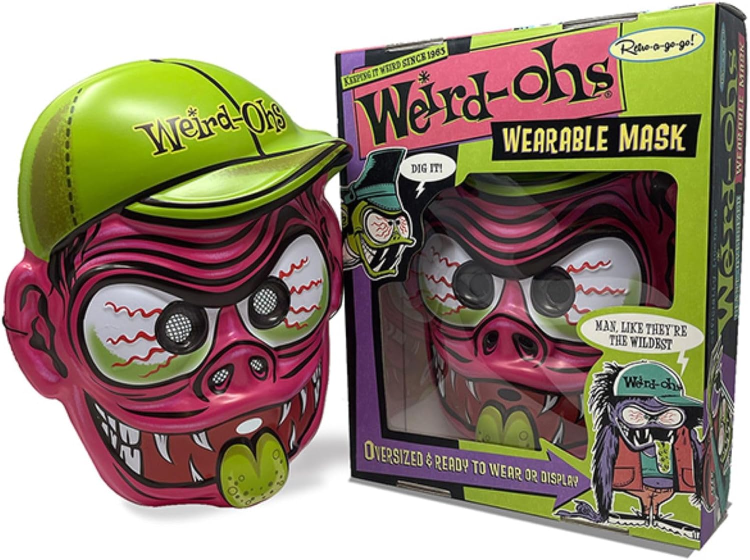 Weird-Ohs Davey Wearable Mask - Ragin' Red