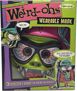 Weird-Ohs Davey Wearable Mask - Green Machine