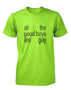 All The Good Boys Are Gay BRAT Summer Tee