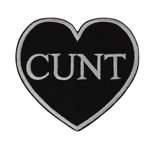 CUNT BLACK HEART MultiMoodz Patch