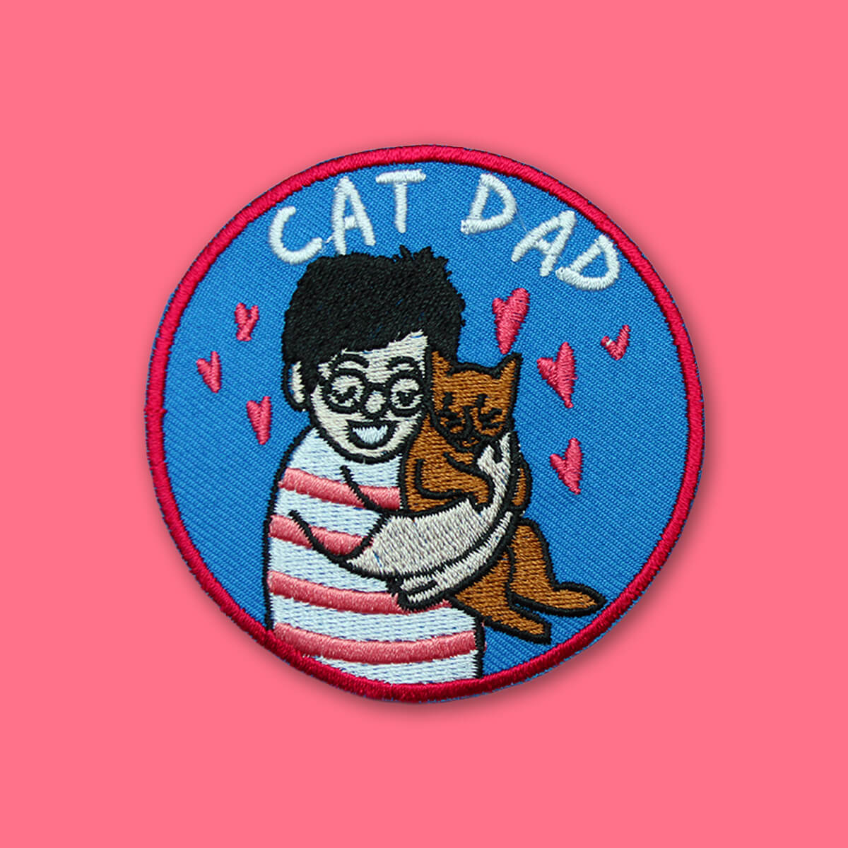 CAT DAD MultiMoodz Patch