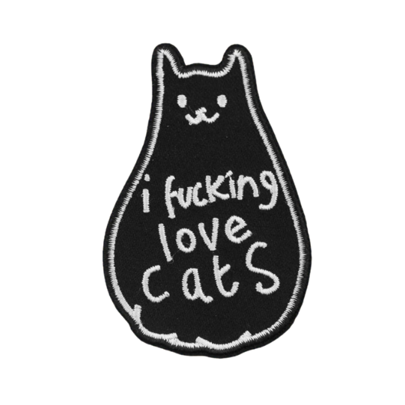 I FUCKING LOVE CATS MultiMoodz Patch