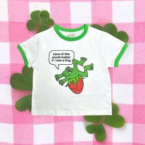 If I Was A Frog baby Ringer Tee