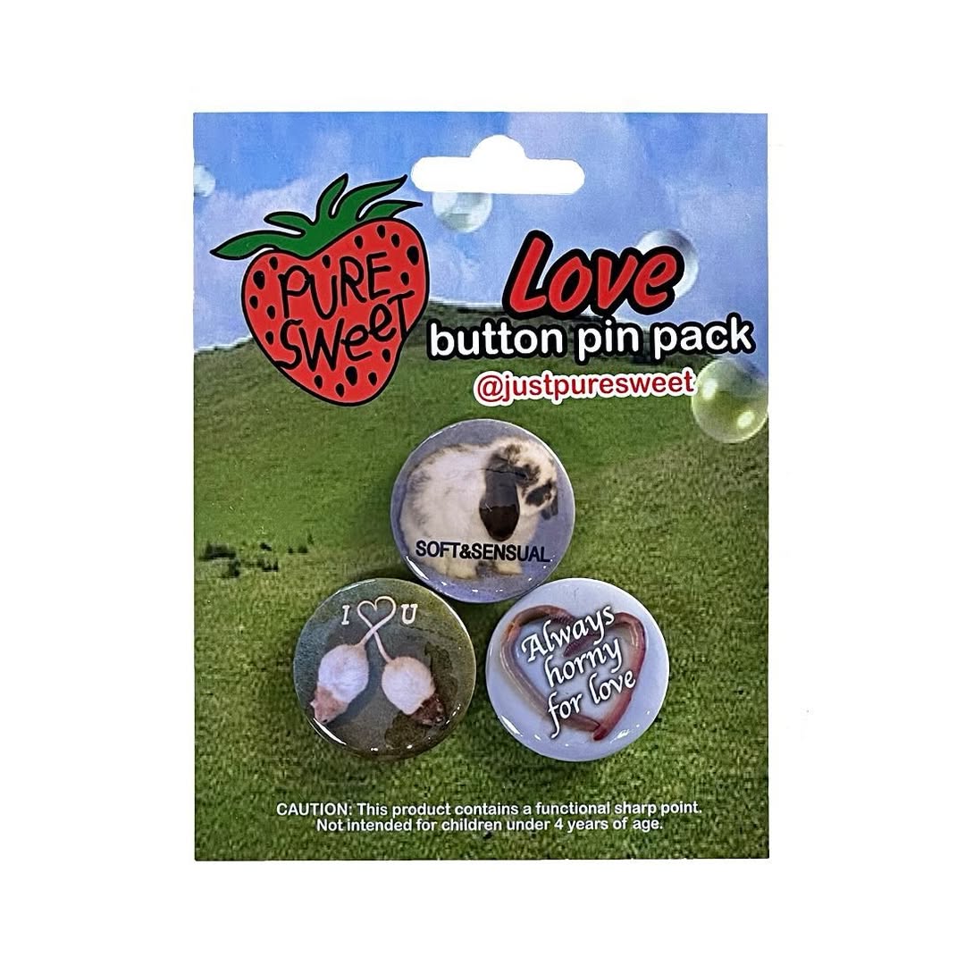 Love Button Pin Pack