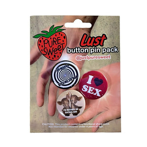 Lust Button Pin Pack