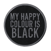 MY HAPPY COLOUR IS BLACK MultiMoodz Patch
