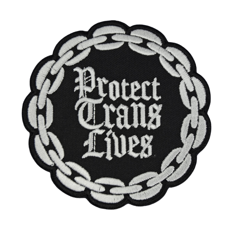 PROTECT TRANS LIVES GOTHIC MultiMoodz Patch