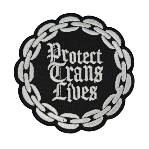 PROTECT TRANS LIVES GOTHIC MultiMoodz Patch