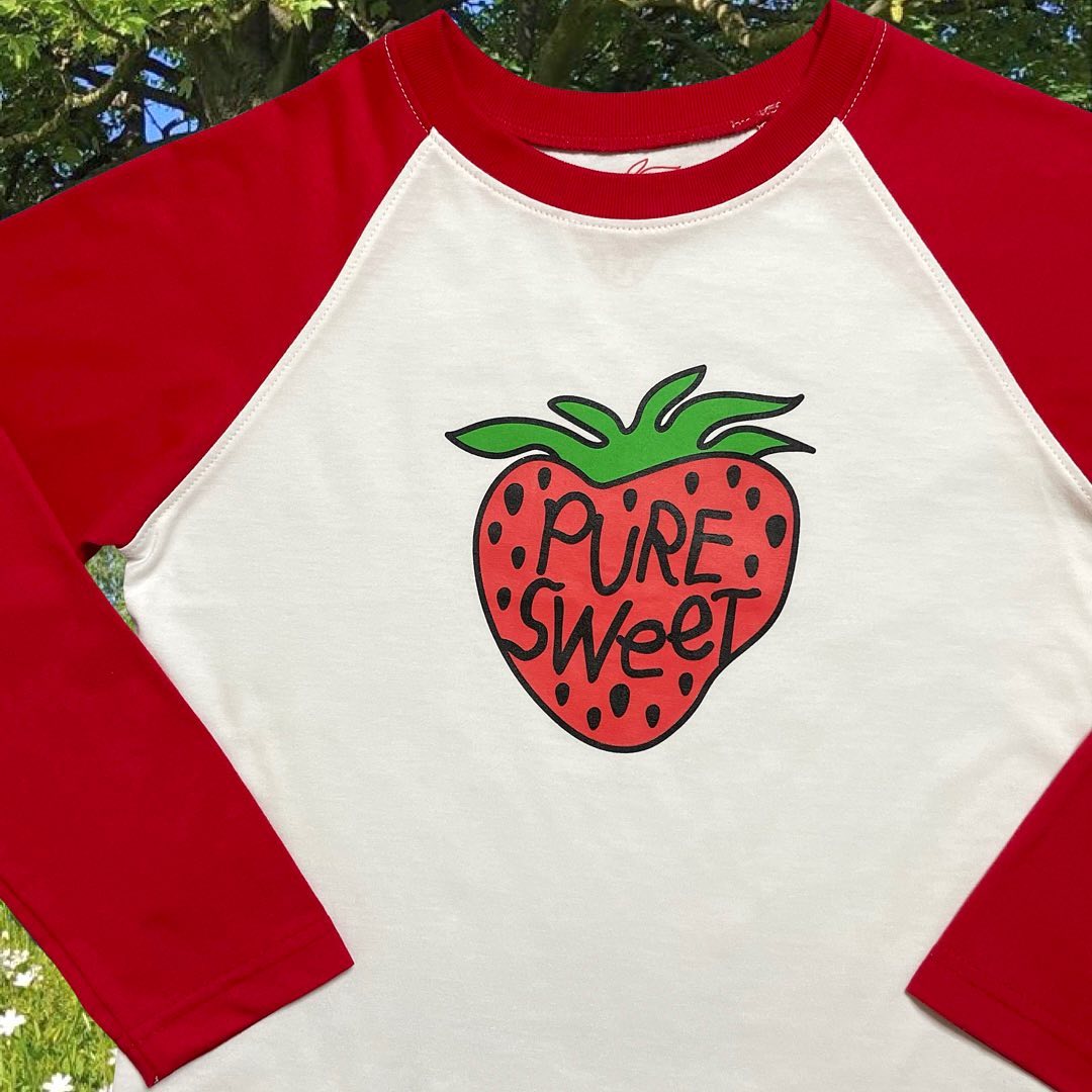 Pure Sweet Raglan Tee🍓