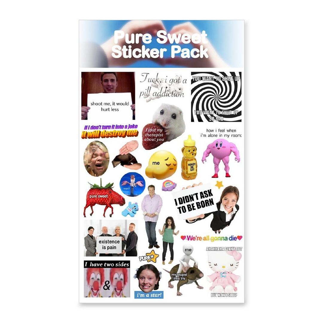 Pure Sweet Sticker Pack 04