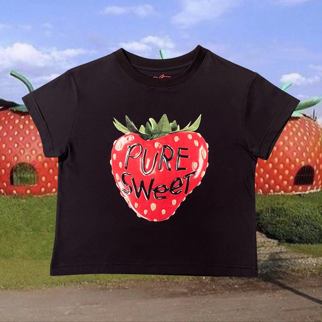 Pure Sweet Strawberry Baby Tee