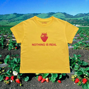 Strawberry Fields Forever Baby Tee