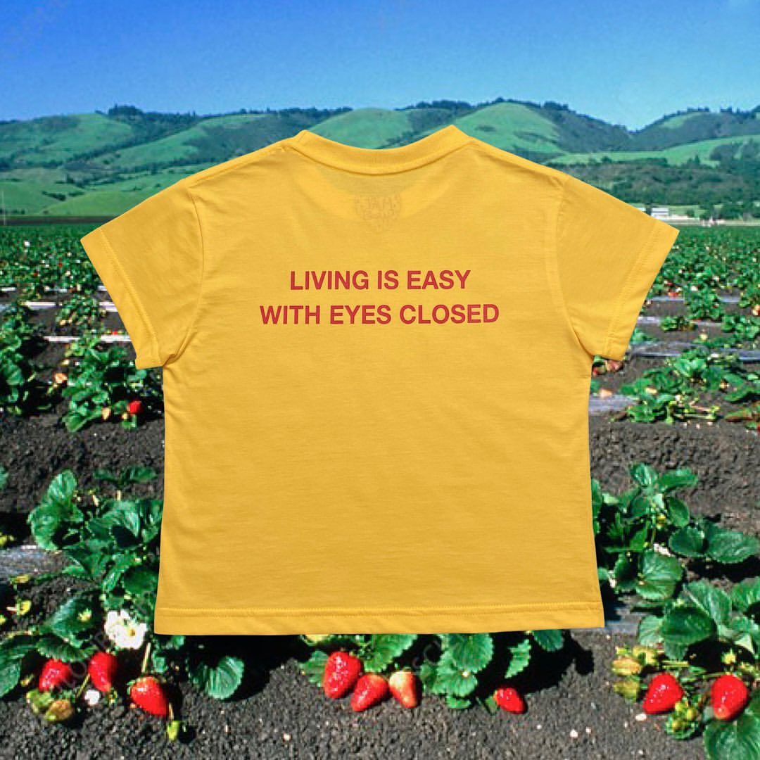 Strawberry Fields Forever Baby Tee