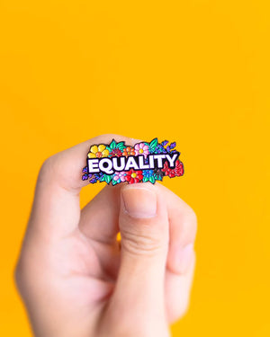 Equality — enamel pin