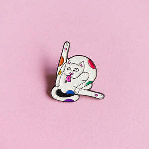 Kitty lover — enamel pin