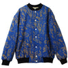 DENIM JACKET WITH GOLD EMBROIDERY