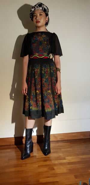 FOLKSY FLOWER DRESS