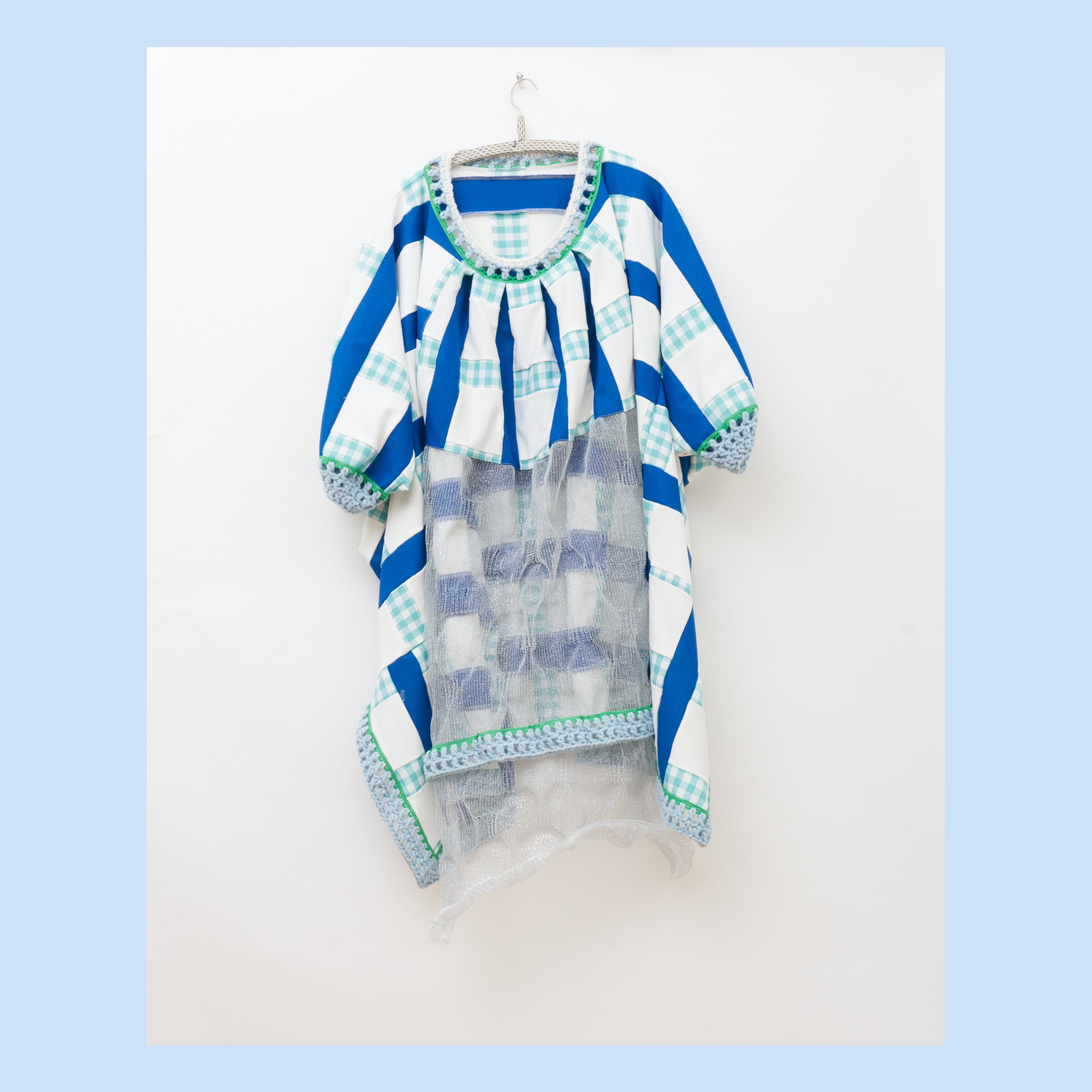 BLUE SQUARE DEWICECIL DRESS
