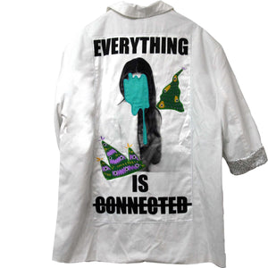 EVERYTHING IS CONNECTED GRAPHIC JACKET WHITE