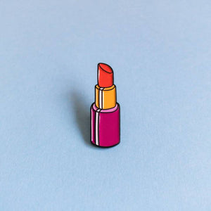 Lipstick Lesbian — enamel pin