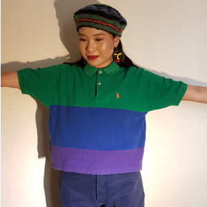 VINTAGE RALPH LAUREN CROPPED POLO