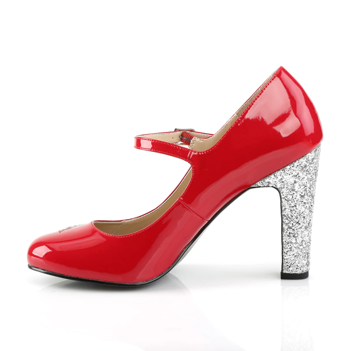 QUEEN-02 RED PATENT