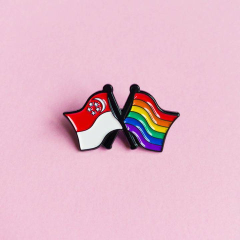 Singapore Pride — enamel pin